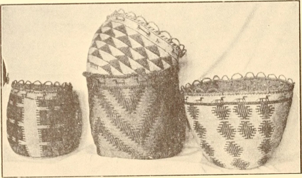 An illustration from Indian basketry, and How to make Indian and other baskets, 1903, leaf 275
