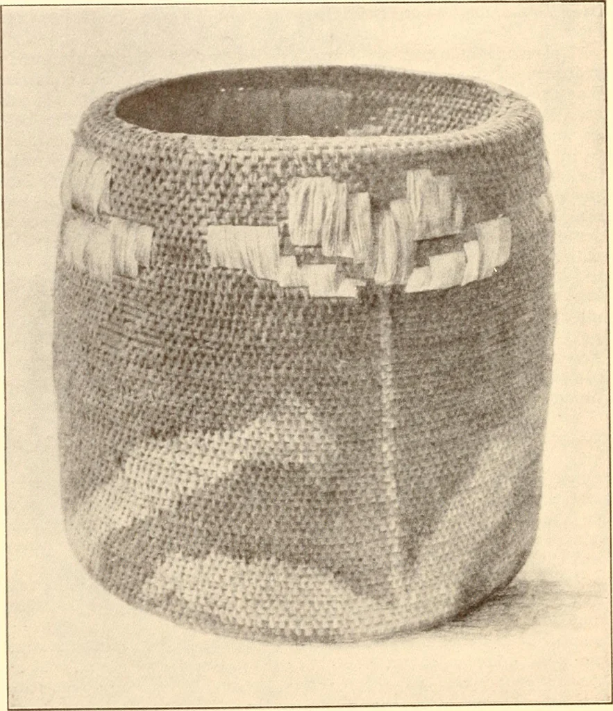 An illustration from Indian basketry, and How to make Indian and other baskets, 1903, leaf 291