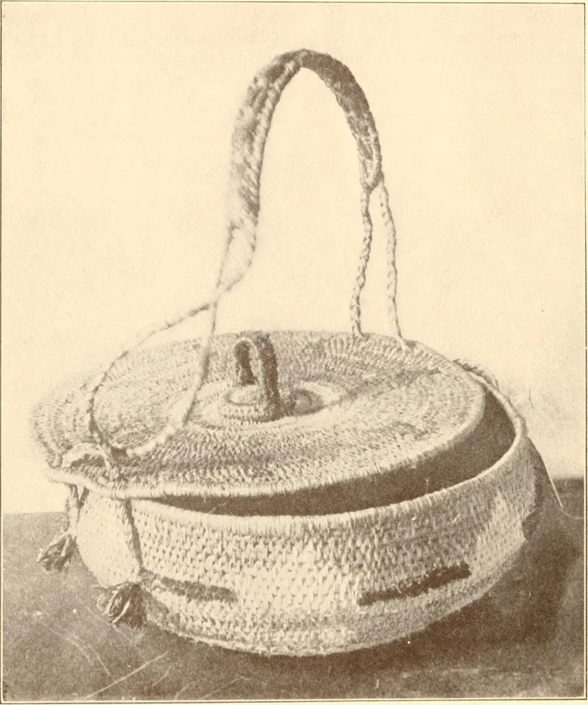 An illustration from Indian basketry, and How to make Indian and other baskets, 1903, leaf 299