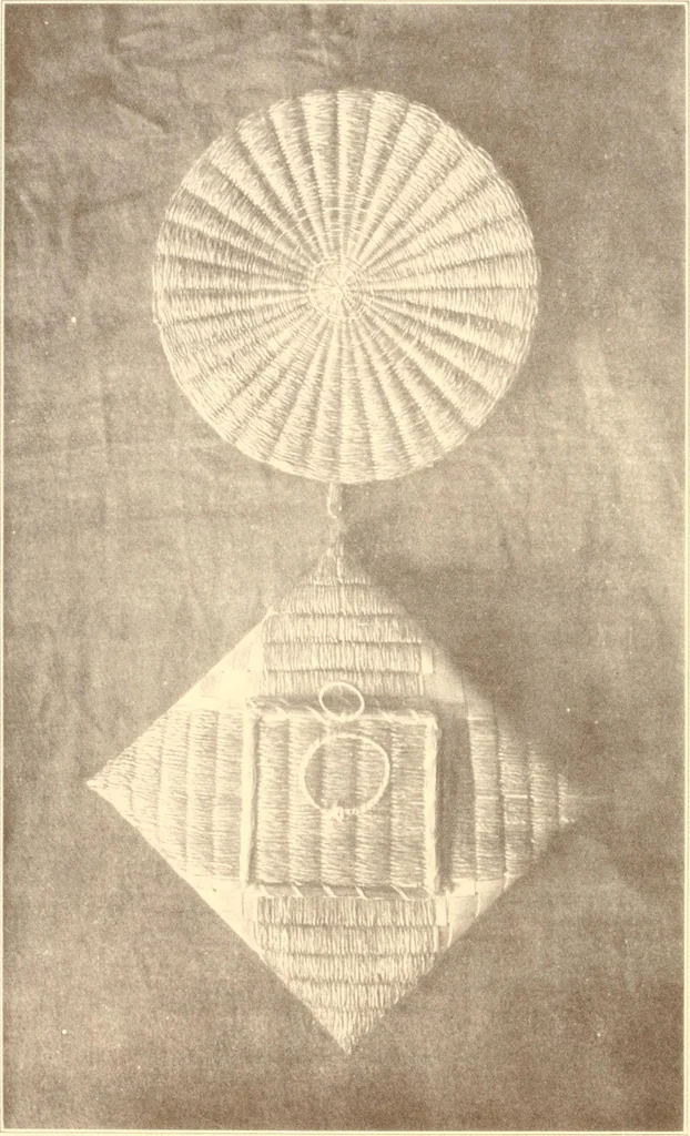 An illustration from Indian basketry, and How to make Indian and other baskets, 1903, leaf 303