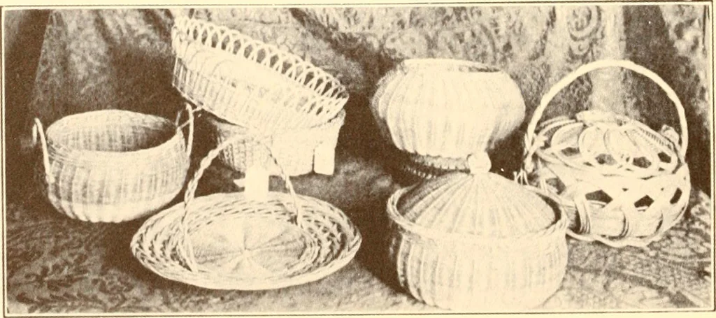 An illustration from Indian basketry, and How to make Indian and other baskets, 1903, leaf 307