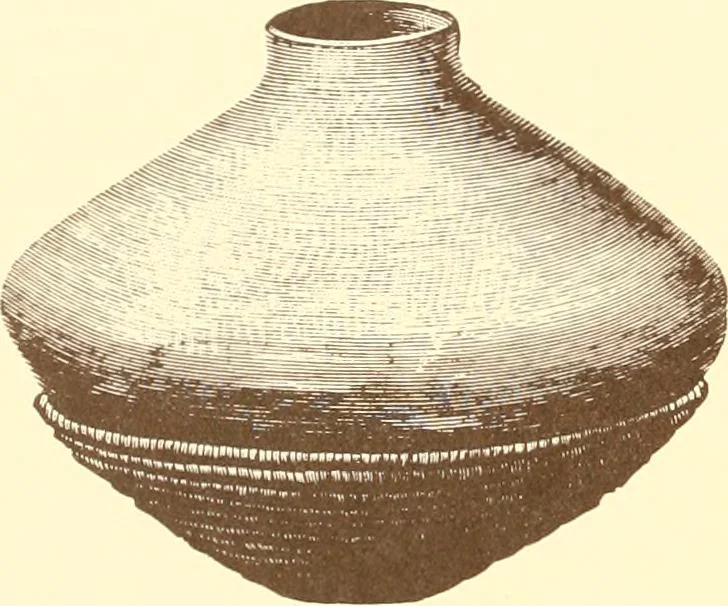 An illustration from Indian basketry, and How to make Indian and other baskets, 1903, leaf 31
