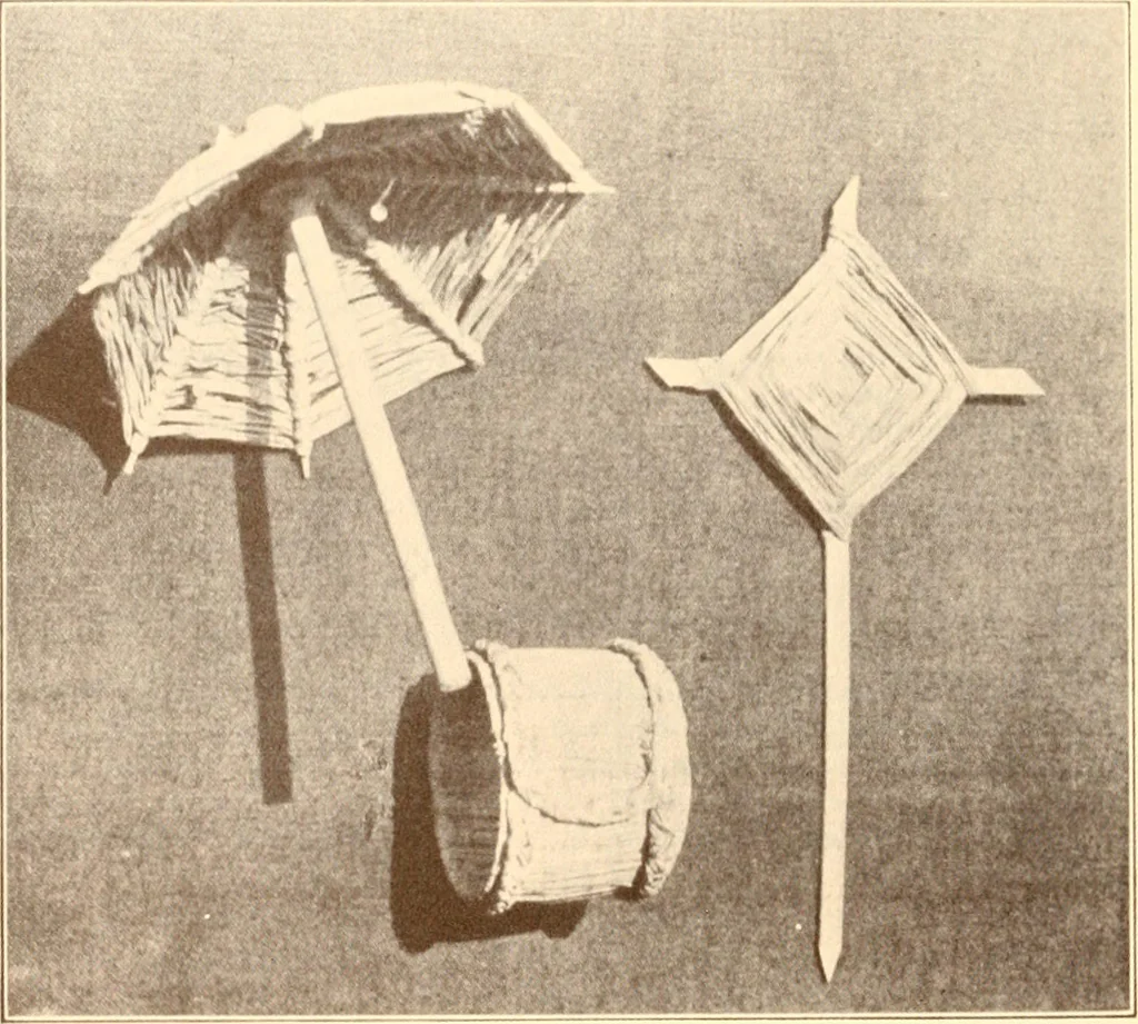 An illustration from Indian basketry, and How to make Indian and other baskets, 1903, leaf 317
