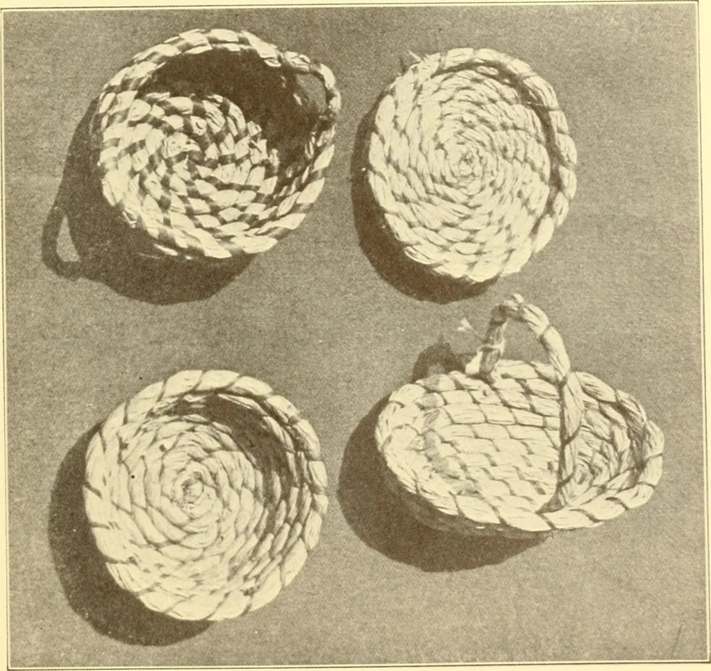 An illustration from Indian basketry, and How to make Indian and other baskets, 1903, leaf 320