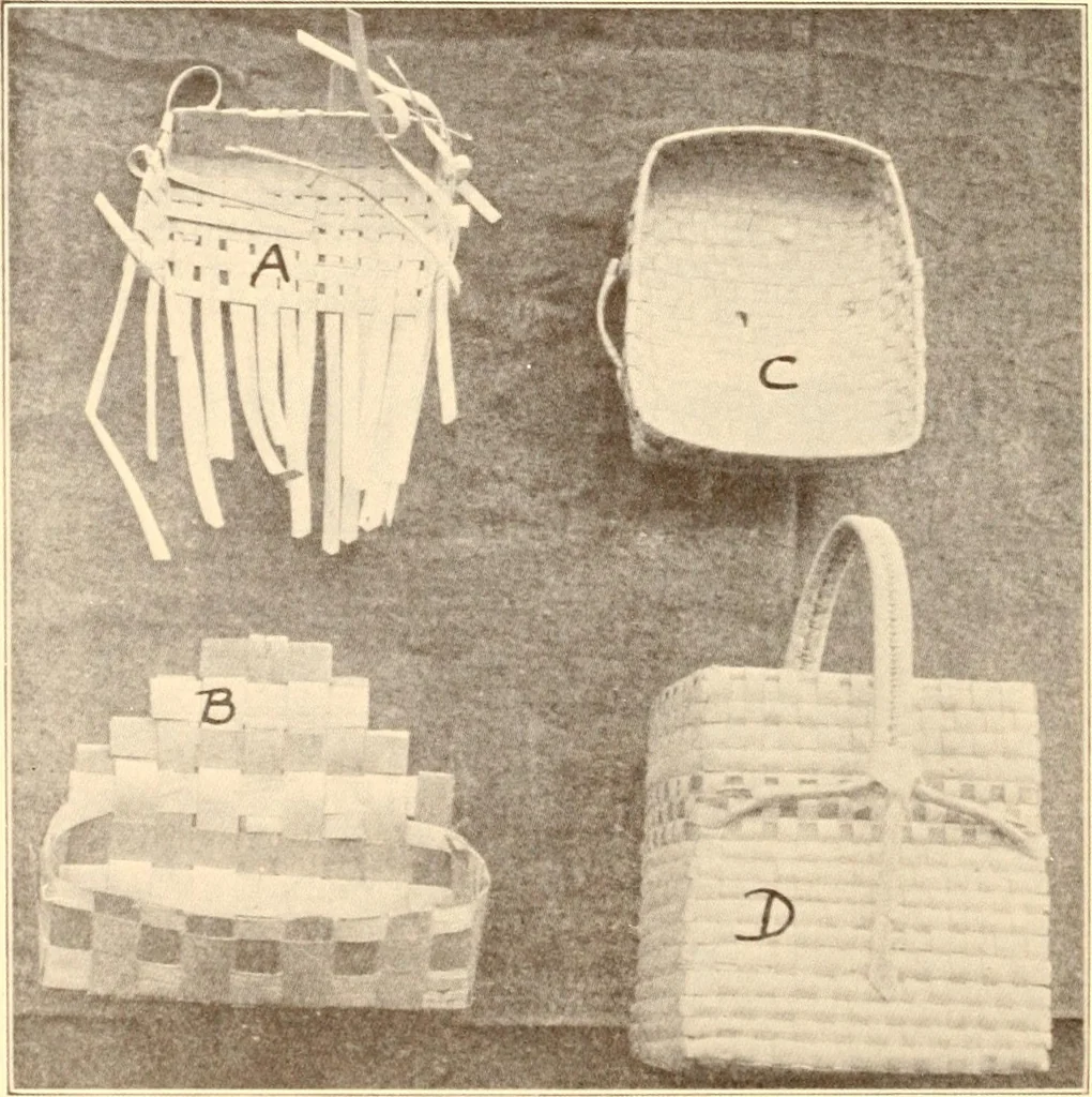 An illustration from Indian basketry, and How to make Indian and other baskets, 1903, leaf 325