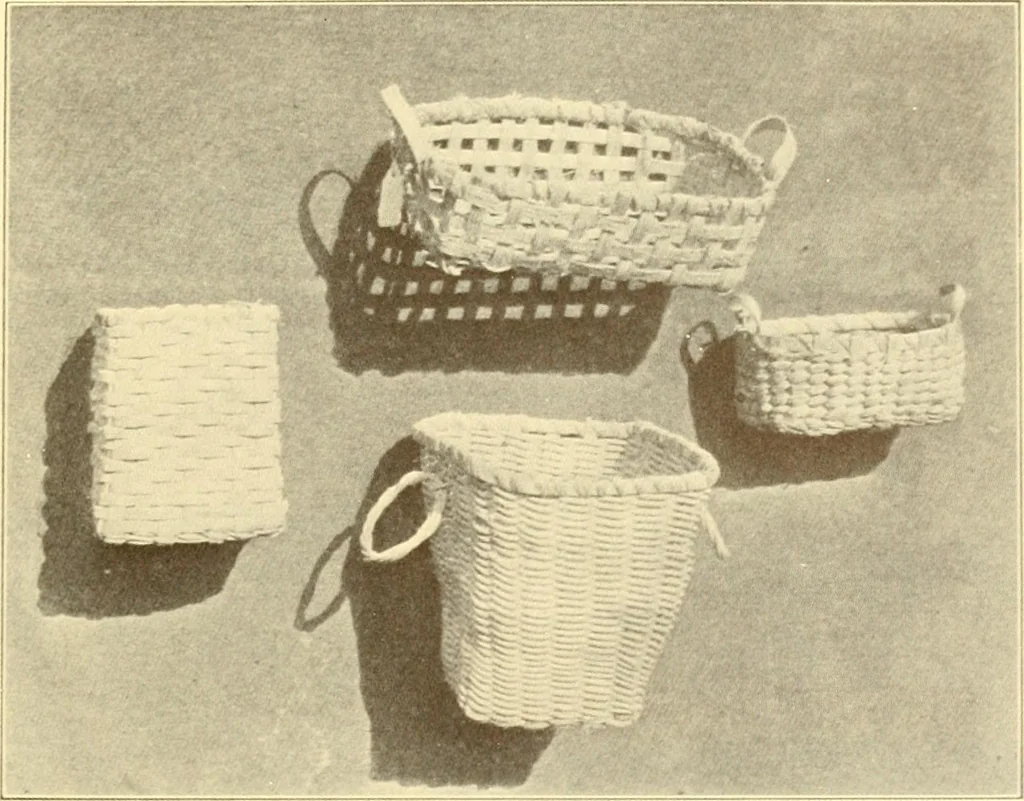 An illustration from Indian basketry, and How to make Indian and other baskets, 1903, leaf 328