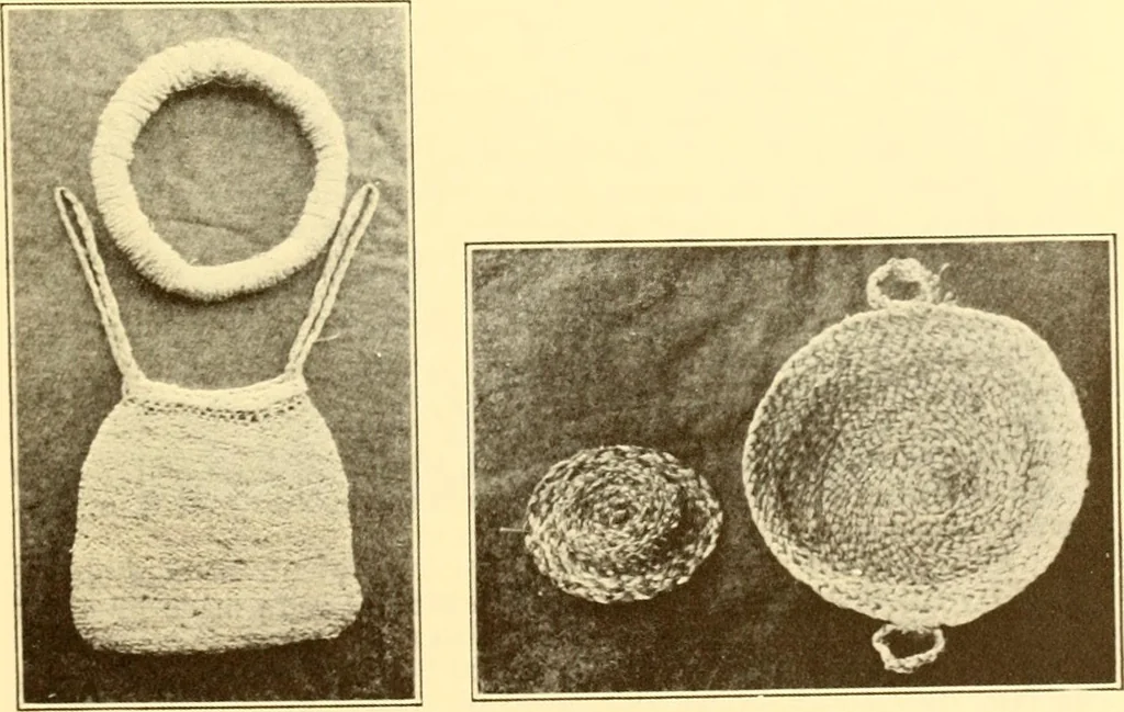 An illustration from Indian basketry, and How to make Indian and other baskets, 1903, leaf 330