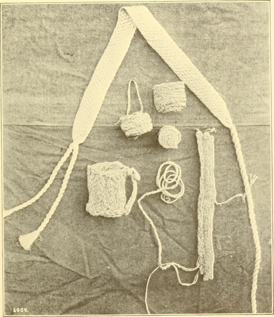 An illustration from Indian basketry, and How to make Indian and other baskets, 1903, leaf 332