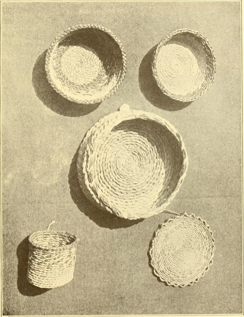 An illustration from Indian basketry, and How to make Indian and other baskets, 1903, leaf 338
