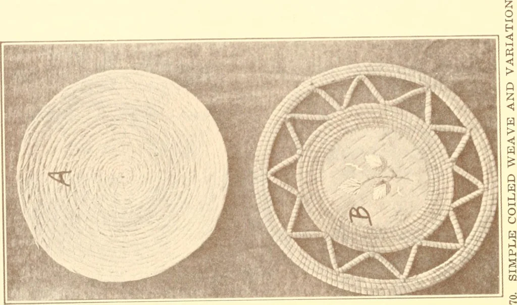 An illustration from Indian basketry, and How to make Indian and other baskets, 1903, leaf 341