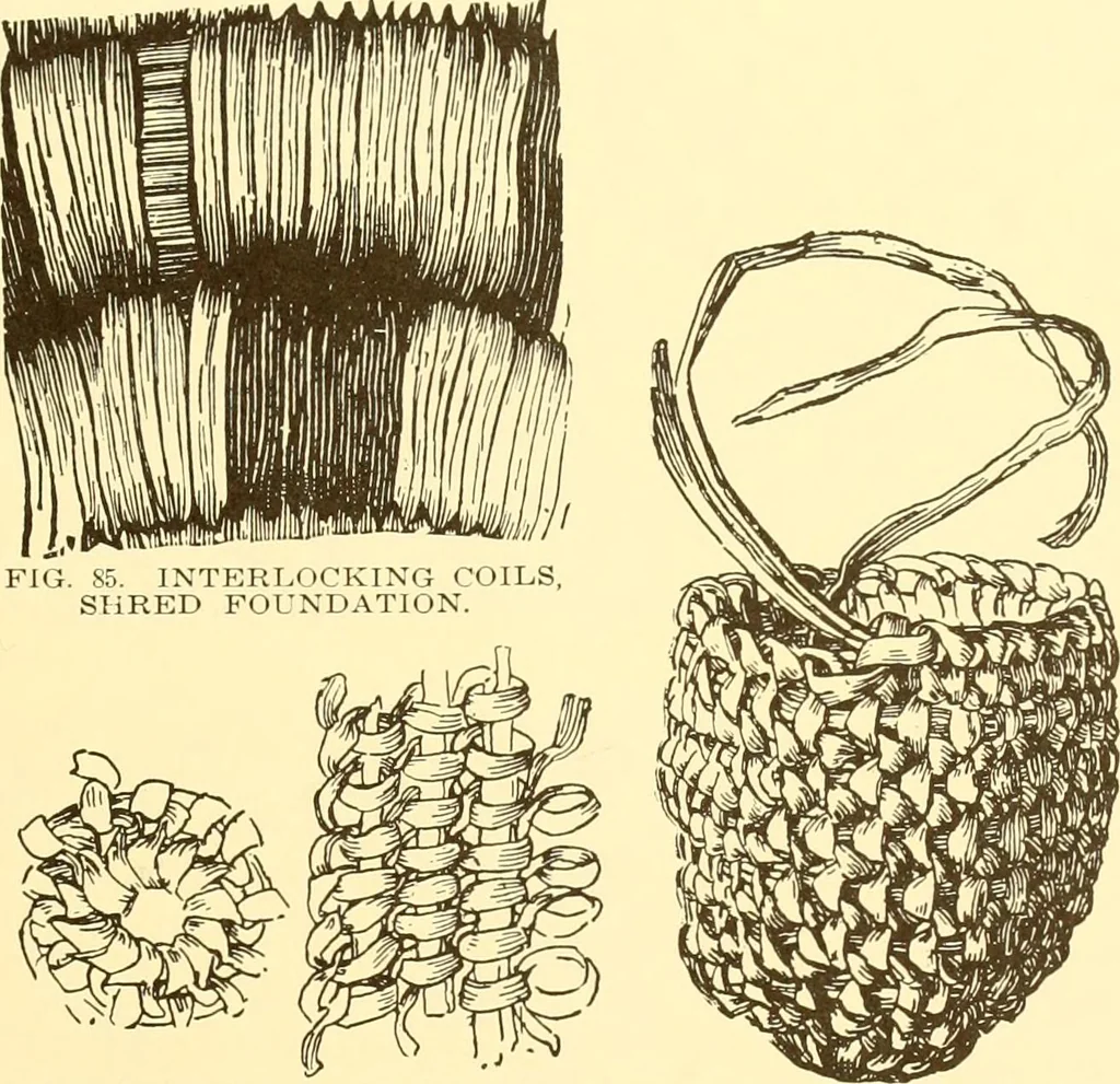 An illustration from Indian basketry, and How to make Indian and other baskets, 1903, leaf 348