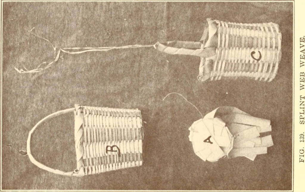 An illustration from Indian basketry, and How to make Indian and other baskets, 1903, leaf 375