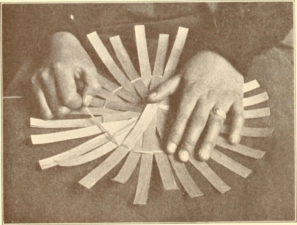 An illustration from Indian basketry, and How to make Indian and other baskets, 1903, leaf 379
