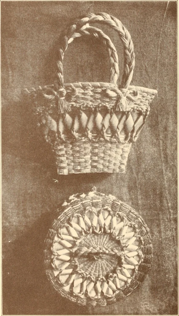 An illustration from Indian basketry, and How to make Indian and other baskets, 1903, leaf 381