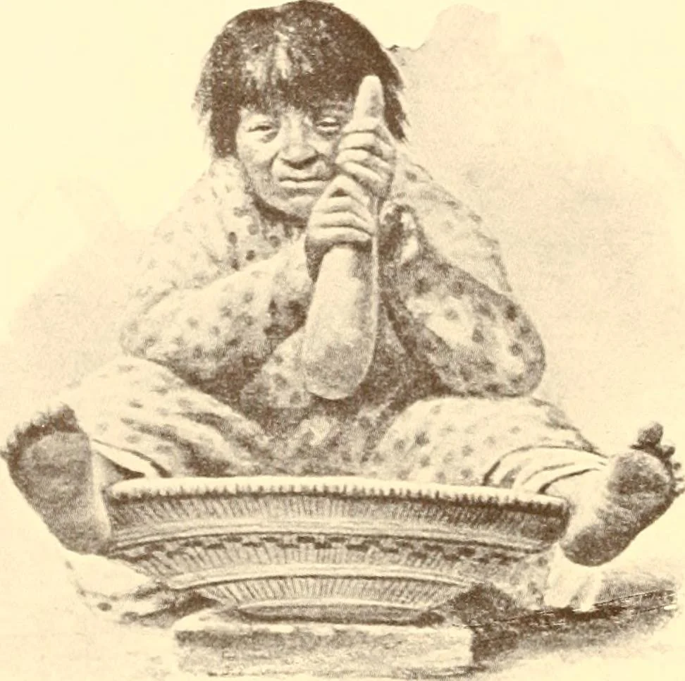 An illustration from Indian basketry, and How to make Indian and other baskets, 1903, leaf 41