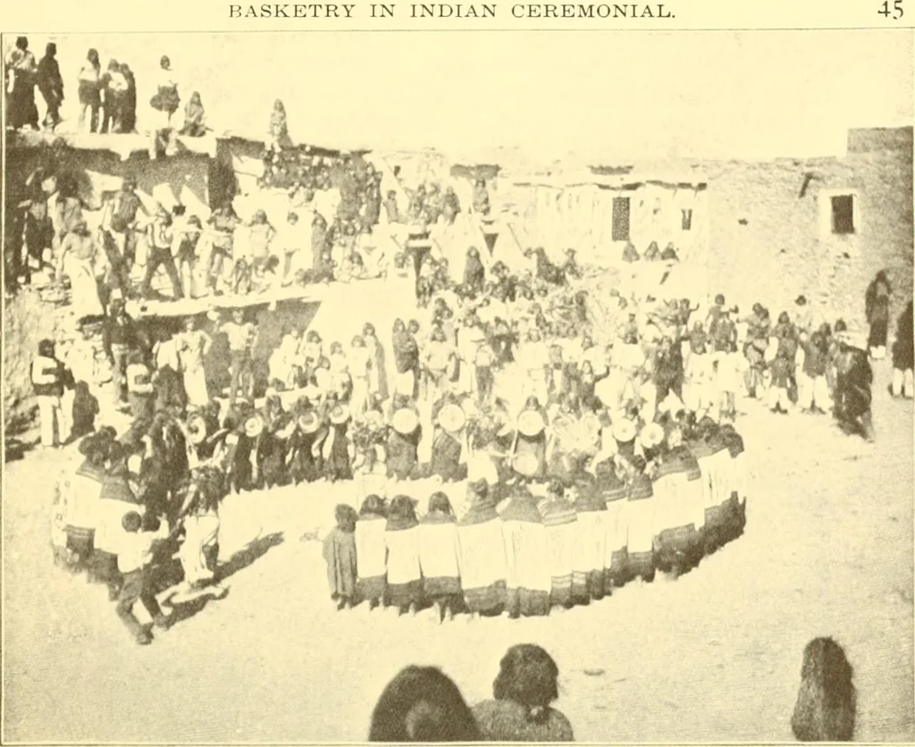 An illustration from Indian basketry, and How to make Indian and other baskets, 1903, leaf 56