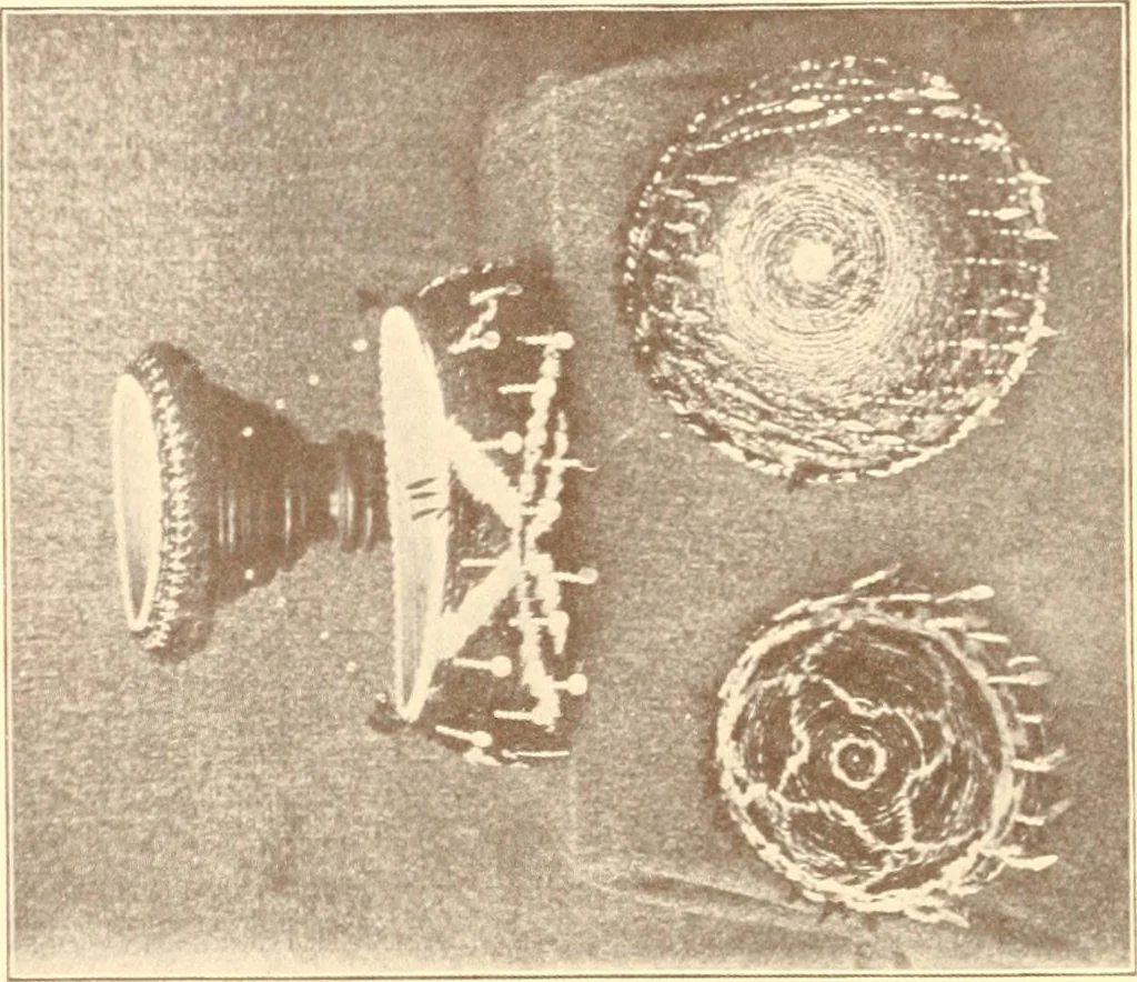 An illustration from Indian basketry, and How to make Indian and other baskets, 1903, leaf 67