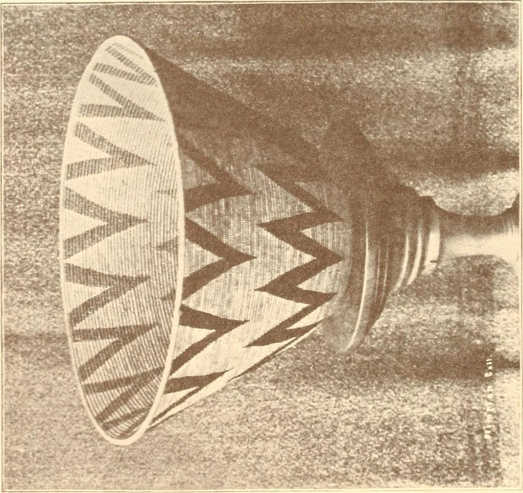 An illustration from Indian basketry, and How to make Indian and other baskets, 1903, leaf 67
