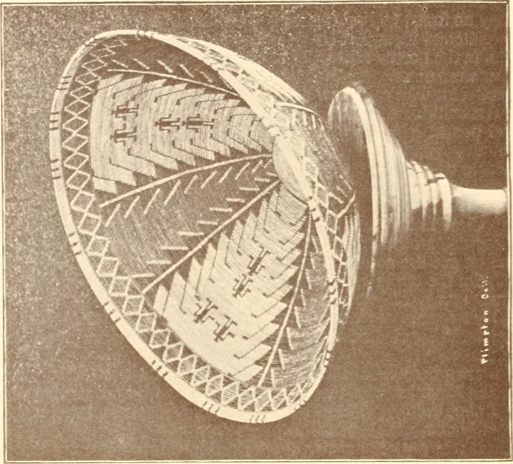 An illustration from Indian basketry, and How to make Indian and other baskets, 1903, leaf 69
