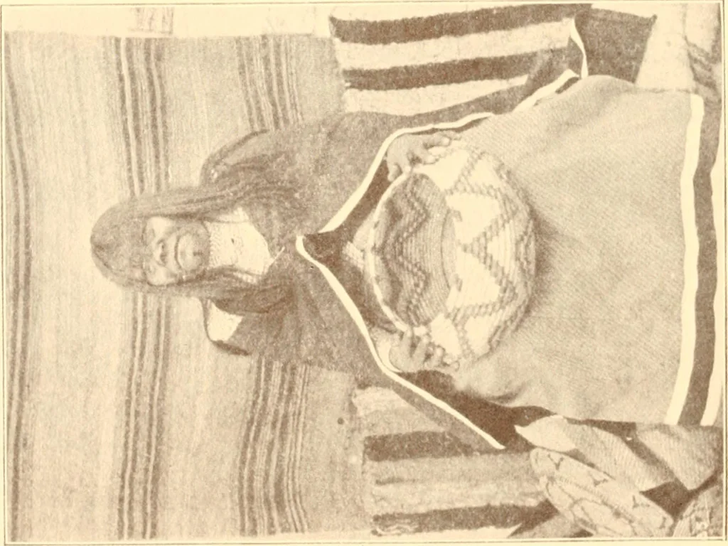 An illustration from Indian basketry, and How to make Indian and other baskets, 1903, leaf 77