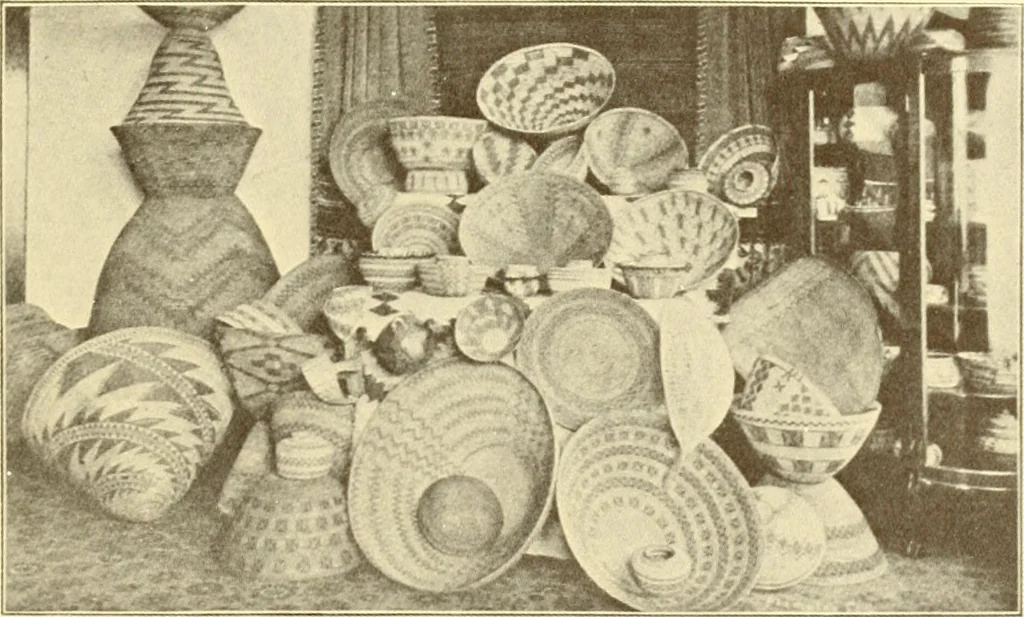An illustration from Indian basketry, and How to make Indian and other baskets, 1903, leaf 86