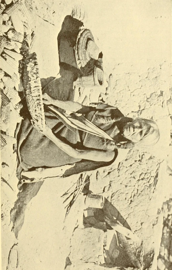 An illustration from Indian basketry, and How to make Indian and other baskets, 1903, leaf 98