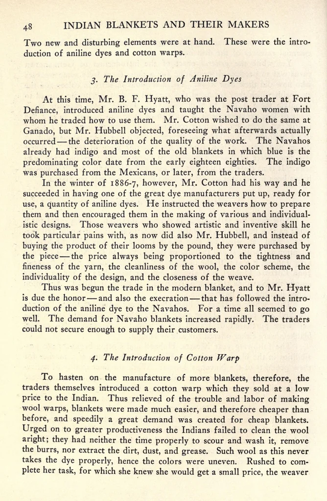 An illustration from Indian blankets and their makers, 1914, leaf 120