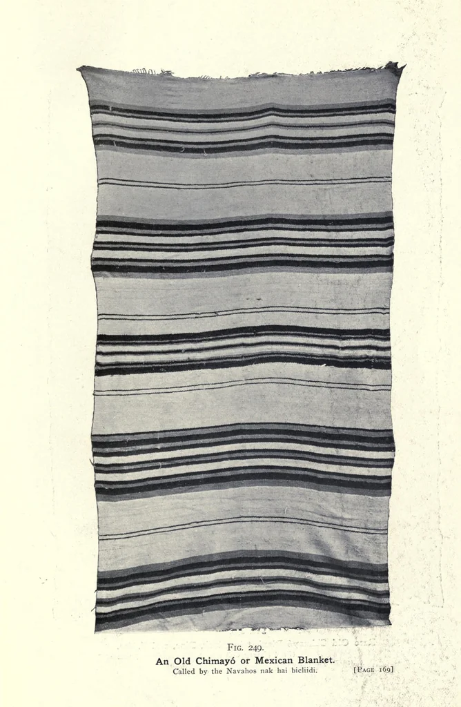 An illustration from Indian blankets and their makers, 1914, leaf 361