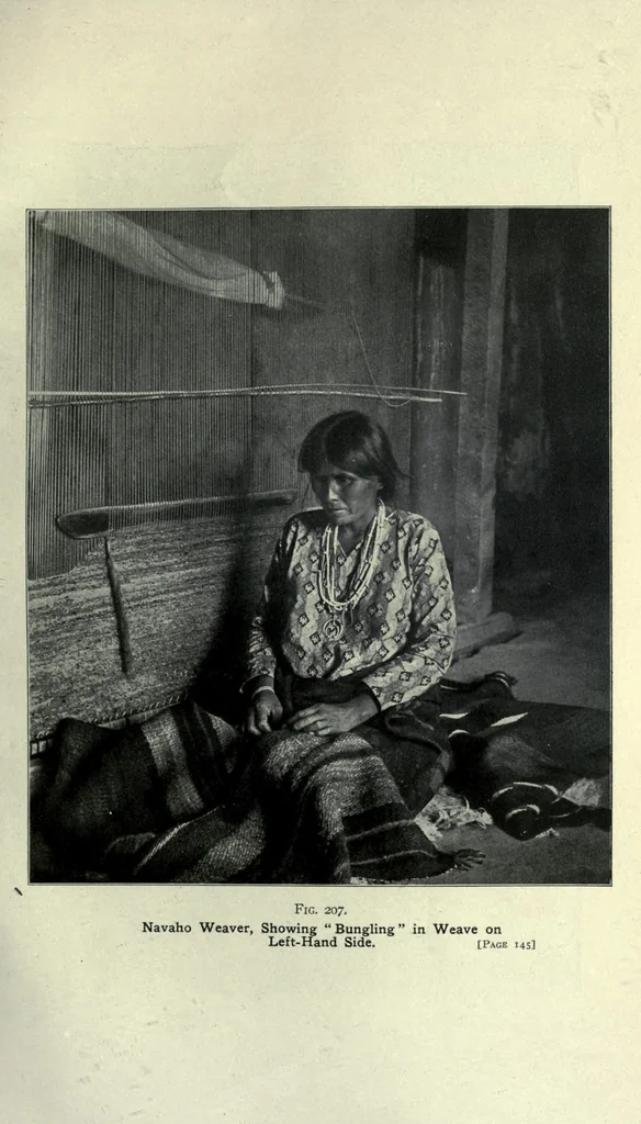 An illustration from Indian blankets and their makers, 1914, leaf 269