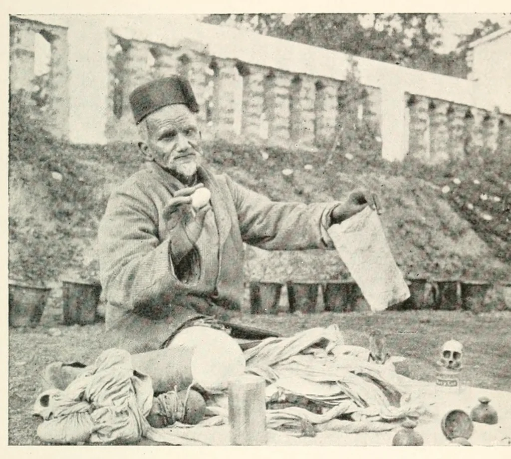 An illustration from Indian conjuring, 1922, leaf 75