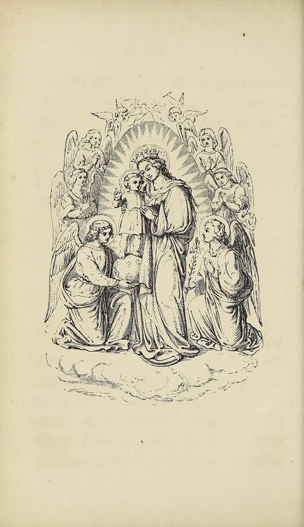 An illustration from Indian good book, 1857, leaf 34