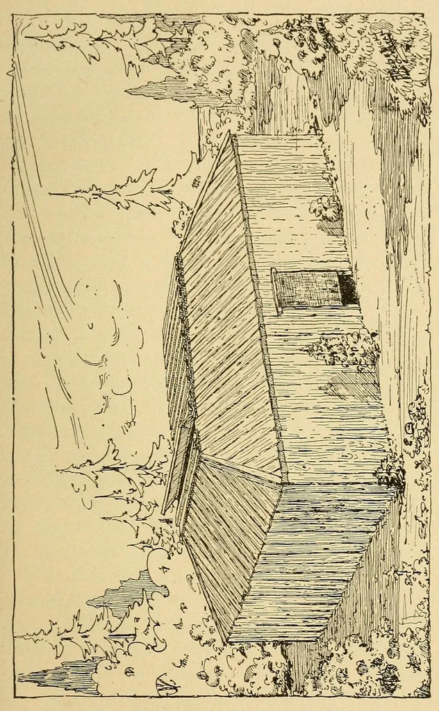 An illustration from Indian houses of Puget Sound, 1921, leaf 27