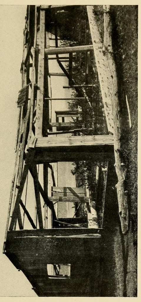 An illustration from Indian houses of Puget Sound, 1921, leaf 45