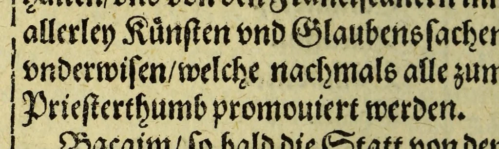 An illustration from Indianischer religionstandt der gantzen Newen Welt, eider Indien gegen auff und Nidergang der Sonnen: : |b schleinigister Form auss gründtlichen Historien, sonderbar dess hochwürdigen Vatters Francisci Gonzagen, barfüsserische[n] Ordnescroniken, 1588, leaf 182