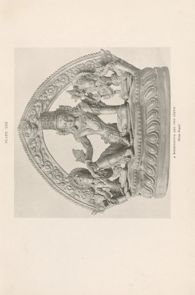 An illustration from Indian sculpture and painting : illustrated by typical masterpieces, with an explanation of their motives and ideals, 1908, leaf 103