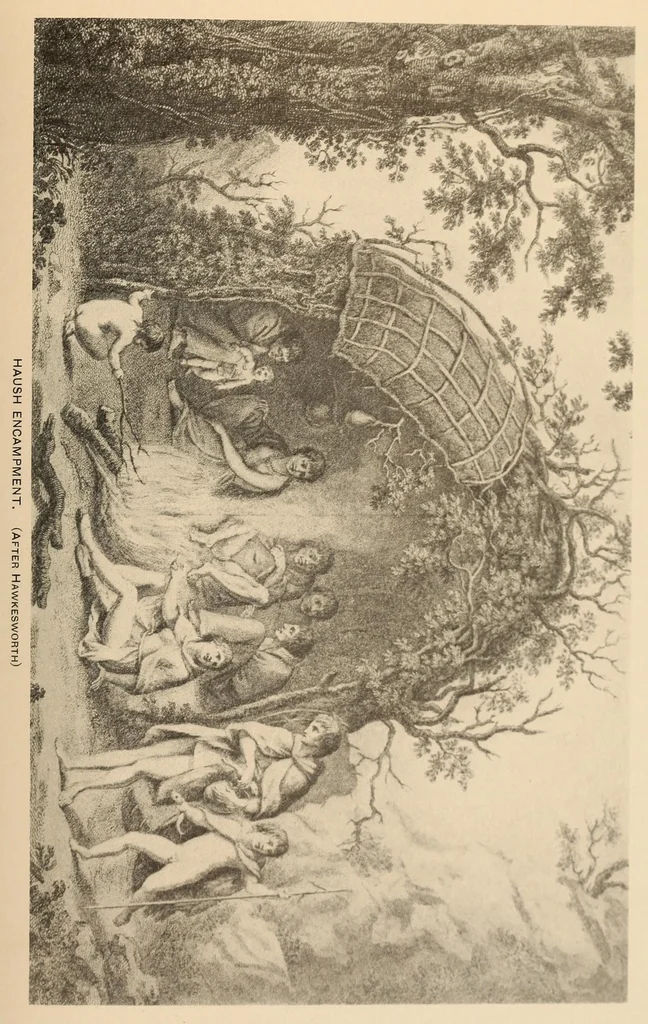 An illustration from The Indians of Tierra del Fuego, 1928, leaf 123