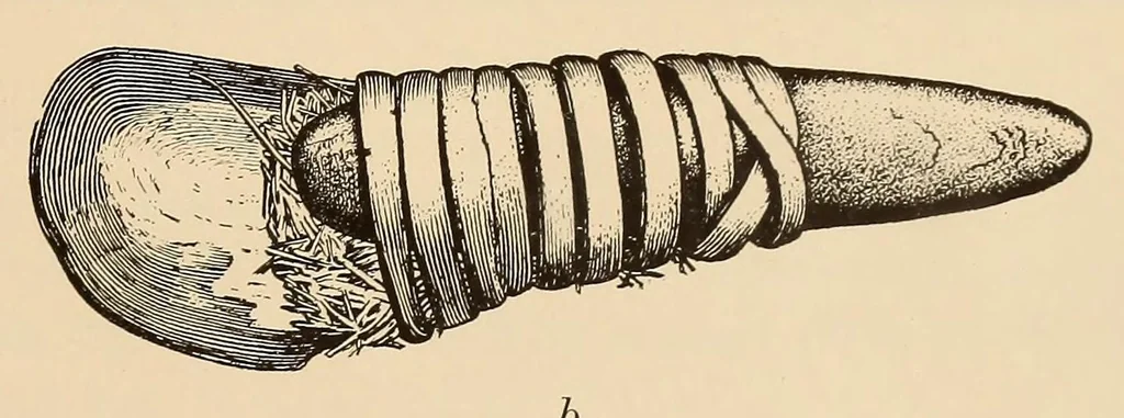 An illustration from The Indians of Tierra del Fuego, 1928, leaf 165