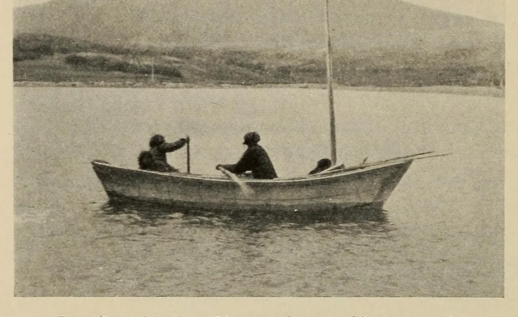 An illustration from The Indians of Tierra del Fuego, 1928, leaf 172