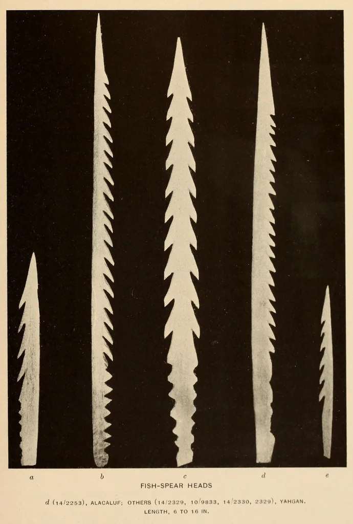 An illustration from The Indians of Tierra del Fuego, 1928, leaf 179