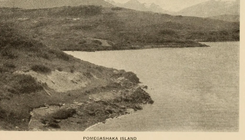 An illustration from The Indians of Tierra del Fuego, 1928, leaf 217