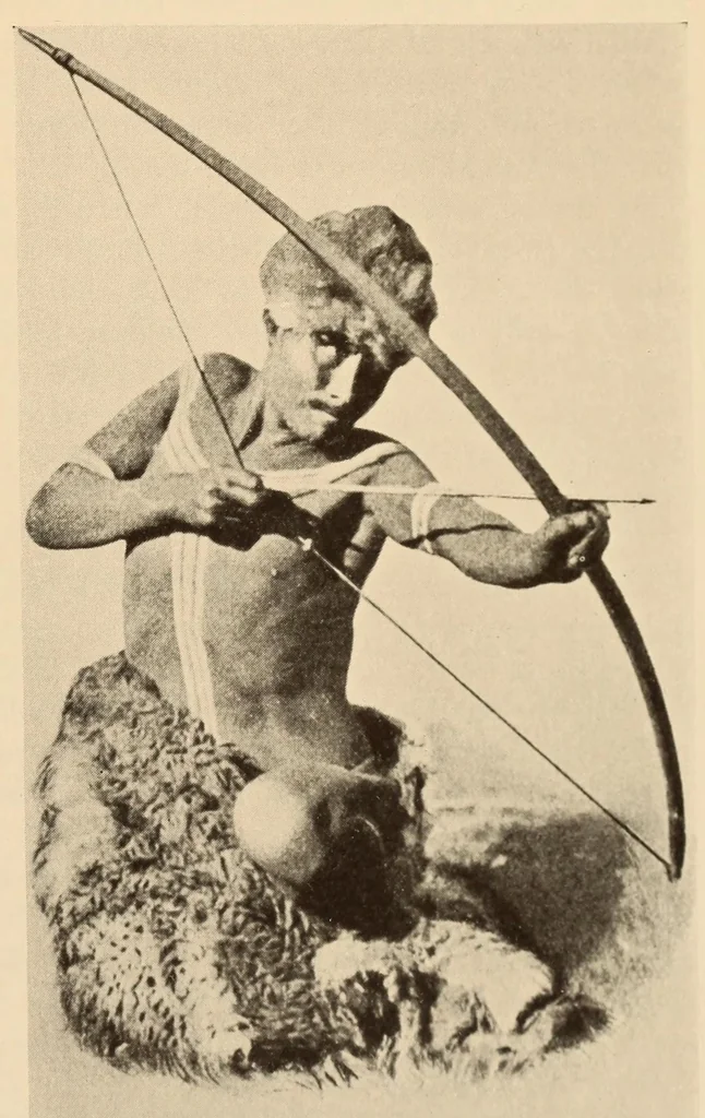 An illustration from The Indians of Tierra del Fuego, 1928, leaf 95
