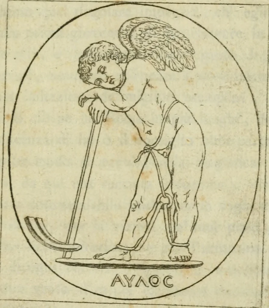 An illustration from Indicazione antiquaria per la villa suburbana dell'eccellentissima casa Albani, 1785, leaf 6