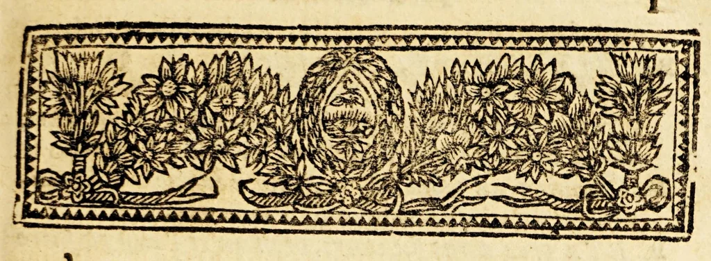 An illustration from Indiculus vniuersalis, rerum ferè omnium, quae in mundo sunt, scientiarum item, artiúmque nomina, aptè, breuitérque colligens. : L'vniuers en abregé, où sont contenus en diuerses listes, presque tous les noms des ouurages de la nature, de toutes les sciences, & de tous les arts, auec leurs principaux termes., 1667, leaf 35