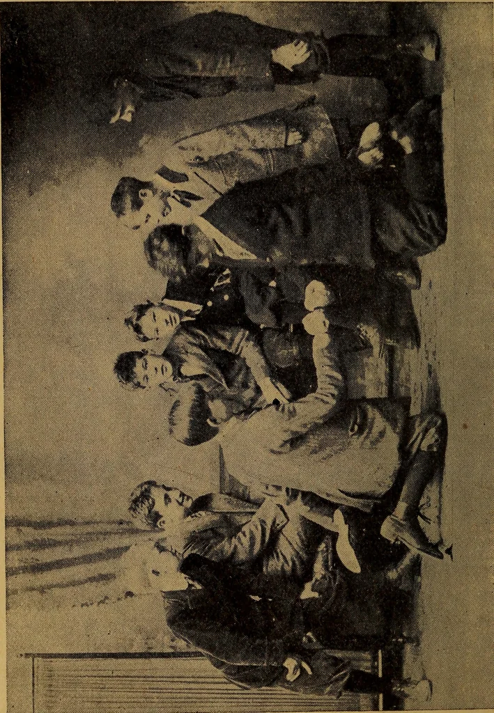 An illustration from Indoor games and socials for boys, 1912, leaf 29