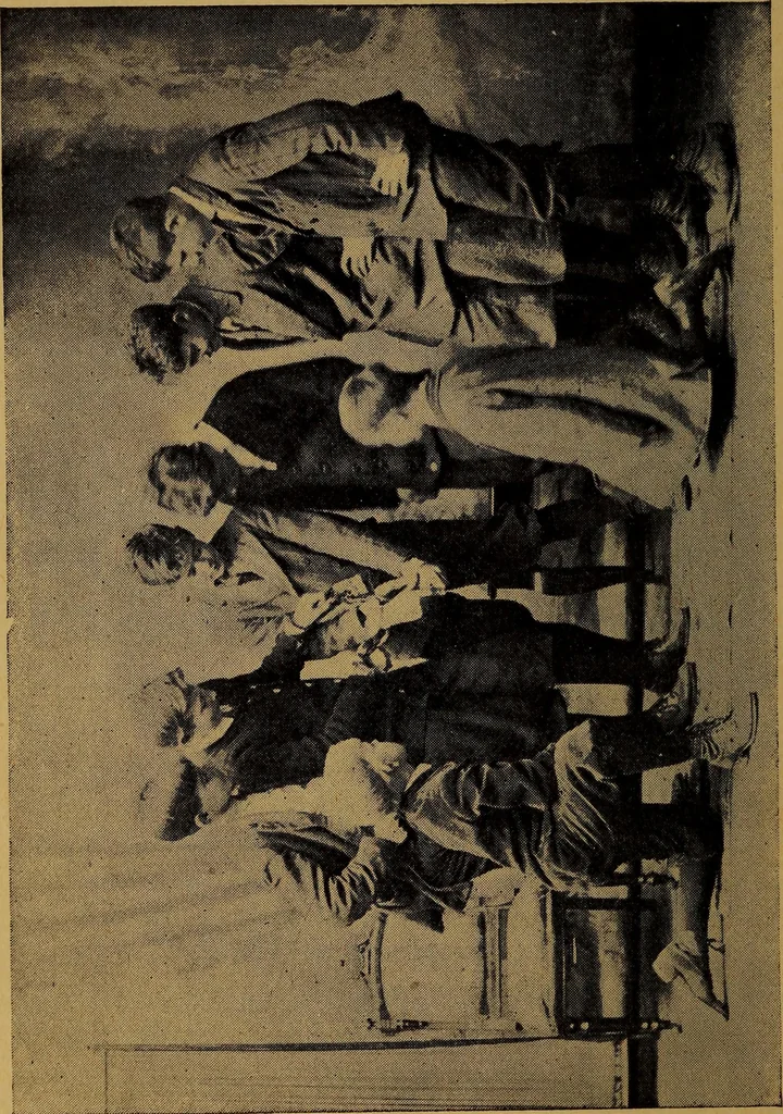 An illustration from Indoor games and socials for boys, 1912, leaf 39