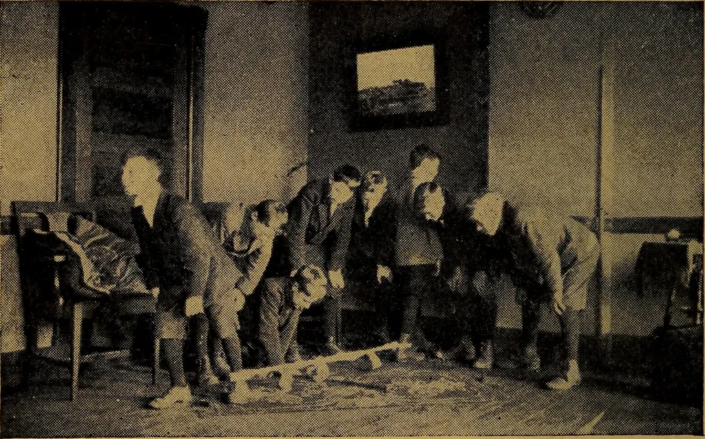 An illustration from Indoor games and socials for boys, 1912, leaf 41