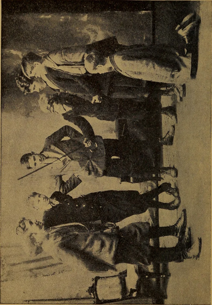 An illustration from Indoor games and socials for boys, 1912, leaf 5