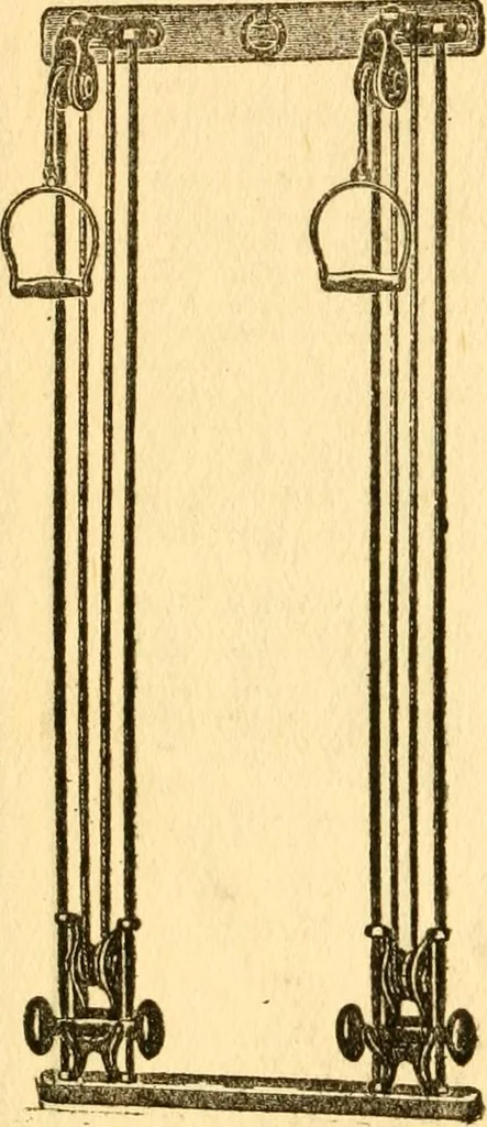 An illustration from Indoor and outdoor gymnastic games, 1915, leaf 89