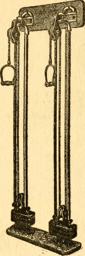 An illustration from Indoor and outdoor gymnastic games, 1915, leaf 89