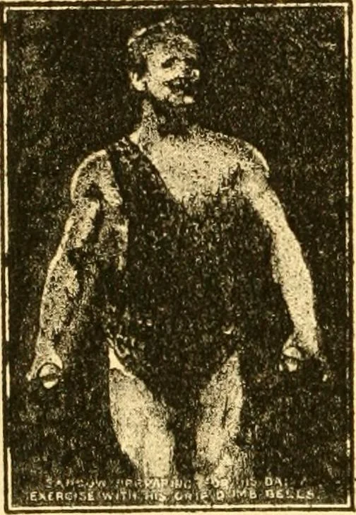 An illustration from Indoor and outdoor gymnastic games, 1915, leaf 95